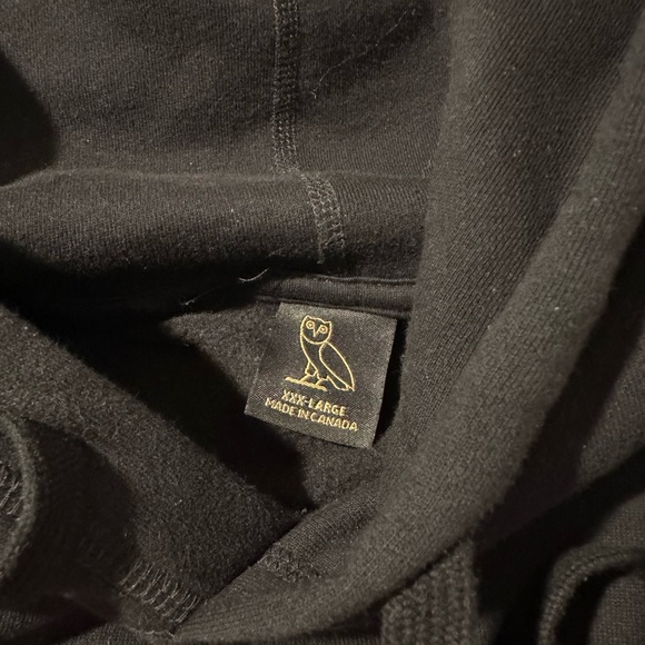 Plain OVO Hoodie XXXL Color Black - Picture 2 of 3